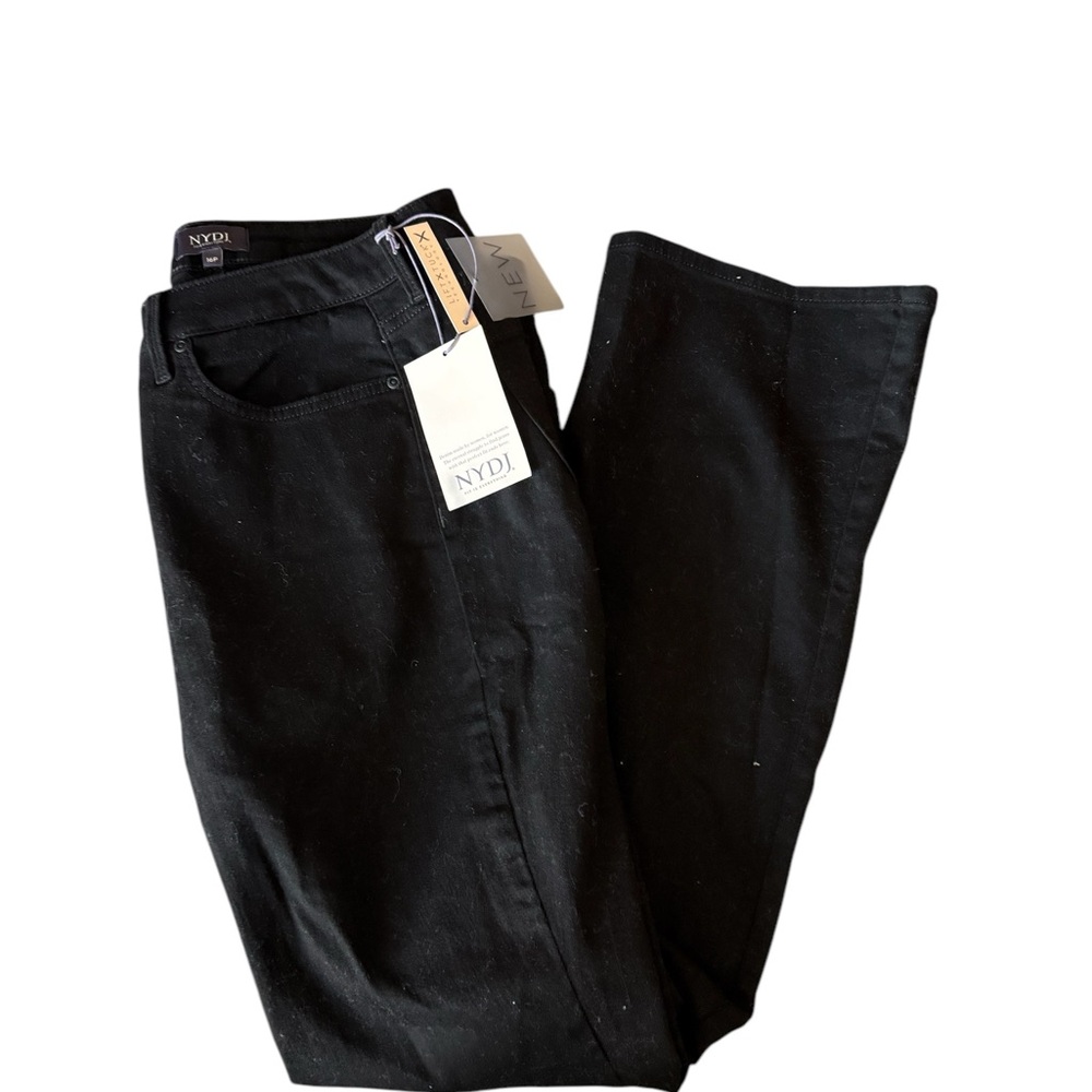 NYDJ Barbara Bootcut Black Jeans